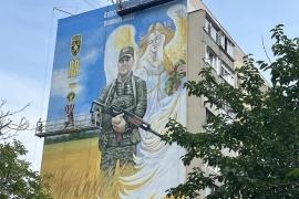 У Вінниці створили мурал, присвячений українським воїнам