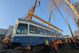 У Вінницю прибули ще 2 трамвая Tram 2000 з Цюриху