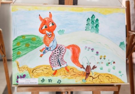 Діти-художники представили свої роботи на виставці у Вінниці