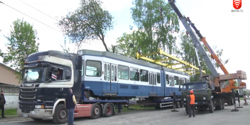 Підсилення муніципального автопарку: 16 трамваїв з Цюриха вже у Вінниці