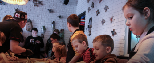 Для діток вінницьких волонтерів провели майстер-клас з приготування печива