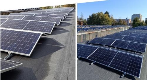  У Вінниці побудували сонячну електростанцію для ВТК